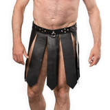 Rimba Bondage Play - Lederen Herenrok - Zwart