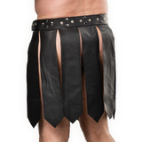 Rimba Bondage Play - Lederen Herenrok - Zwart