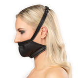 Rimba Bondage Play - Lederen Muilkorf - Zwart