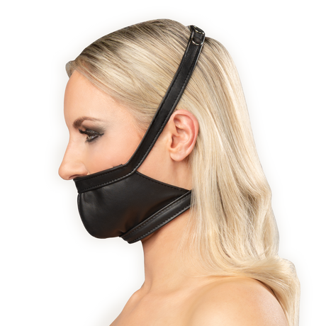 Rimba Bondage Play - Lederen Muilkorf - Zwart