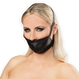 Rimba Bondage Play - Lederen Muilkorf - Zwart