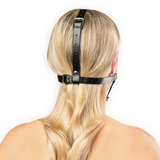 Rimba Bondage Play - Lederen Hoofdharnas - Zwart