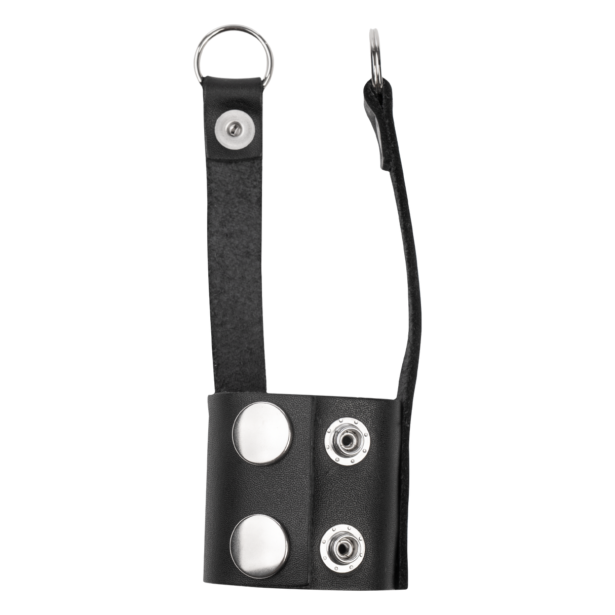 Rimba Bondage Play - Lederen ballstretcher - Zwart