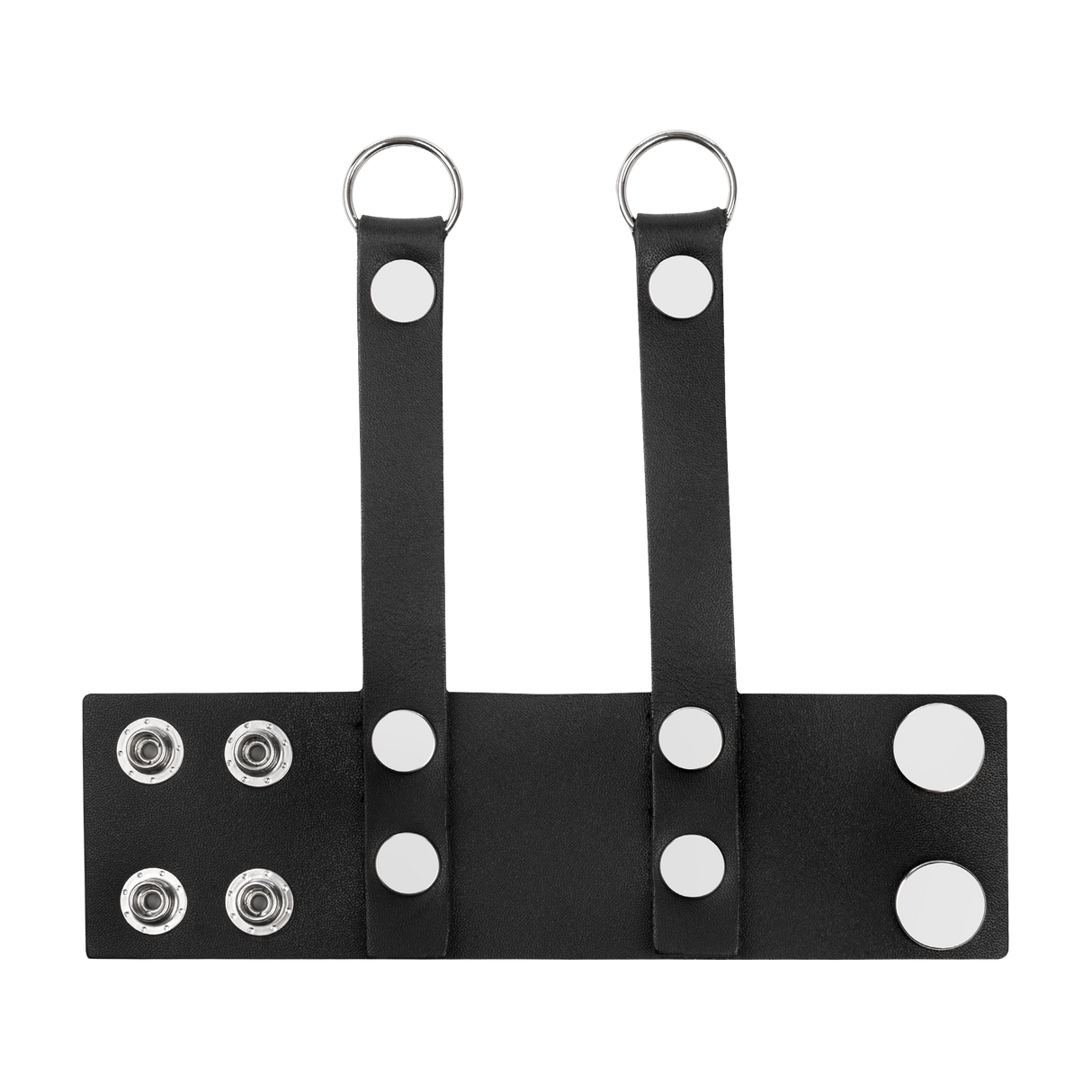 Rimba Bondage Play - Lederen ballstretcher - Zwart