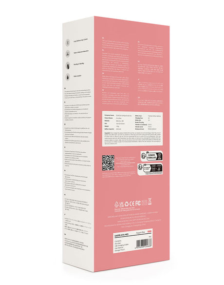 SVAKOM - Ava Neo - Thrusting Vibrator - Peach Pink