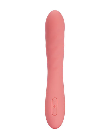 SVAKOM - Ava Neo - Thrusting Vibrator - Peach Pink