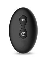 IY - Milton - Anale plug met dubbele klopfunctie en afstandsbediening - Zwart