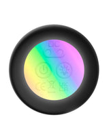 IY - Tainy - Stuwende anale plug met ledverlichting en afstandsbediening - Zwart