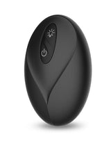 IY - Tainy - Stuwende anale plug met ledverlichting en afstandsbediening - Zwart