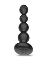 IY - Mouve - Buttplug met golven en vibratie met afstandsbediening, 2 motoren - Zwart