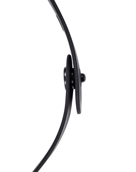 Rimba Latex Play - Halsband met opschrift 'Fuck Me' - Zwart & Wit