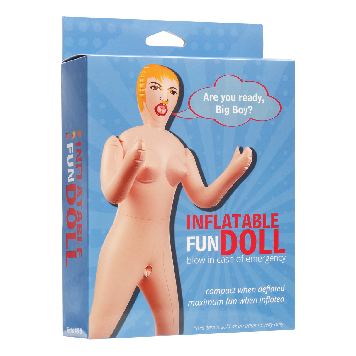 Inflatable Fun Doll - Are You Ready, Big Boy? - Nude