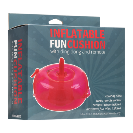 Inflatable Fun Cushion - met Ding Dong en afstandsbediening - Roze