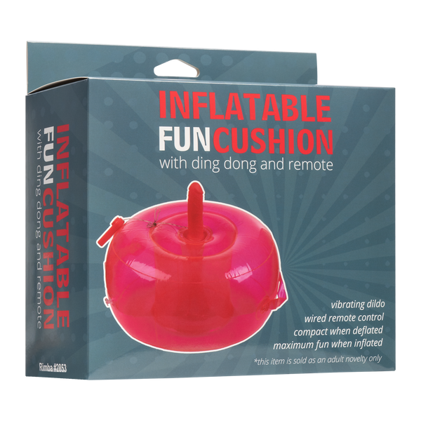 Inflatable Fun Cushion - met Ding Dong en afstandsbediening - Roze