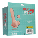 Inflatable Fun Sofa - Spice Up Your Party! - Nude