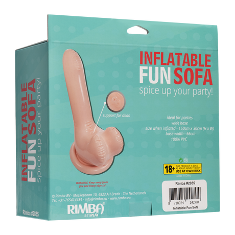 Inflatable Fun Sofa - Spice Up Your Party! - Nude