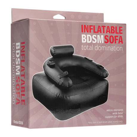 Inflatable Fun BDSM Sofa - Total Domination - Zwart