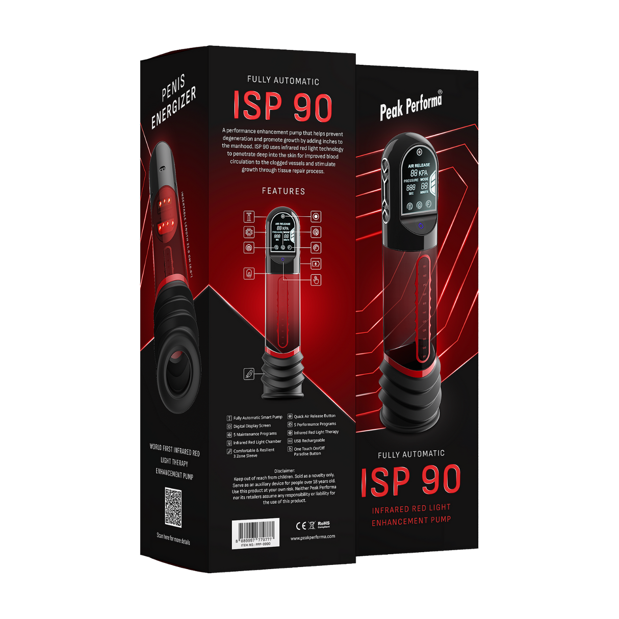 Peak Performa - ISP 90 - Infrarood licht Penispomp