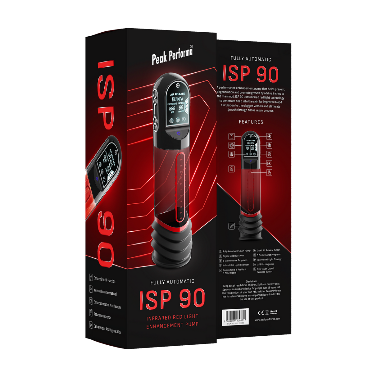 Peak Performa - ISP 90 - Infrarood licht Penispomp