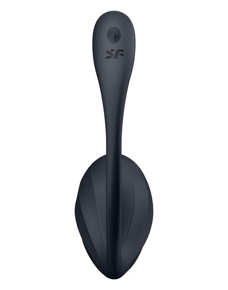 Satisfyer - Ribbed Petal - Draagbare Vibrator (met app-bediening) - Zwart