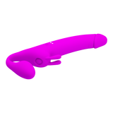 Pretty Love - Zanini - Vibrerende Strapless Strap-On - Paars