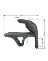 Pretty Love - Matty - Vibrerende Penis Sleeve - Zwart