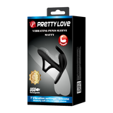 Pretty Love - Matty - Vibrerende Penis Sleeve - Zwart
