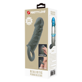 Pretty Love - Faylen - Realistische Penis Sleeve - Donkergrijs