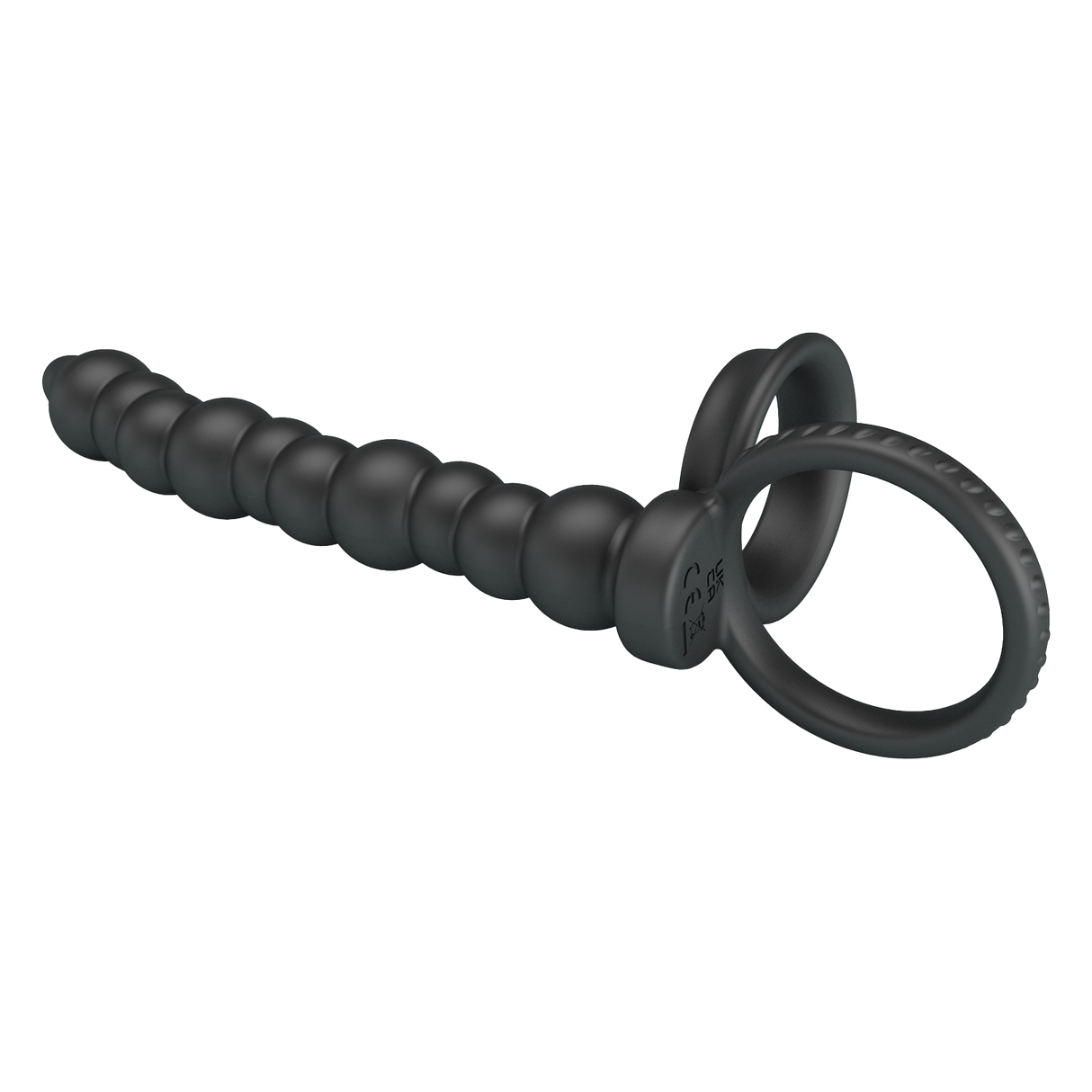 Pretty Love - Dillion - Cockring Anaal Kralen - Zwart