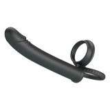Pretty Love - Moses - Cock en Ball Ring Dildo - Zwart