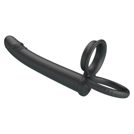 Pretty Love - Moses - Cock en Ball Ring Dildo - Zwart