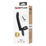 Pretty Love - Moses - Cock en Ball Ring Dildo - Zwart