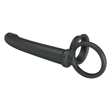 Pretty Love - Moses - Cock en Ball Ring Dildo - Zwart