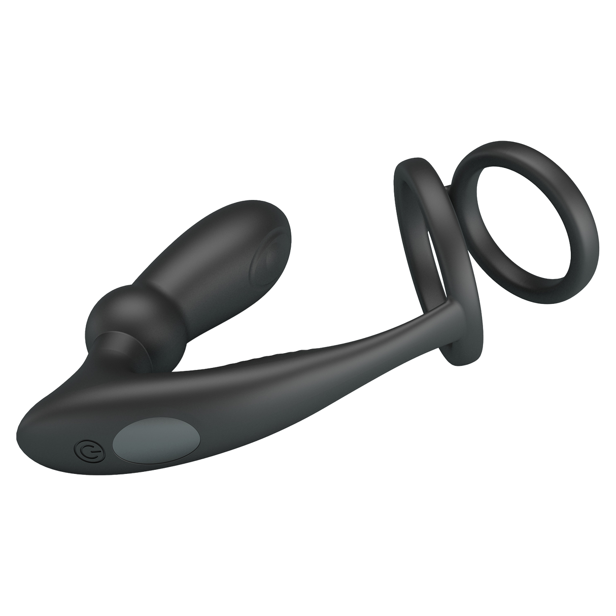 Pretty Love - Emoni - Cock Ring met Butt Plug - Zwart