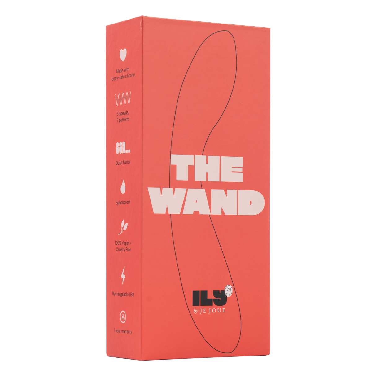 ILY - The Wand - Dubbele Stimulatie Wandvibrator - Roze