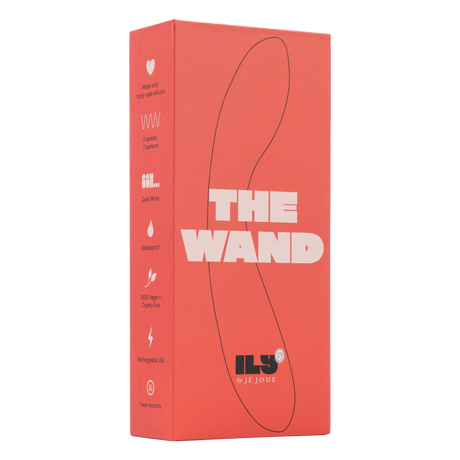 ILY - The Wand - Dubbele Stimulatie Wandvibrator - Roze