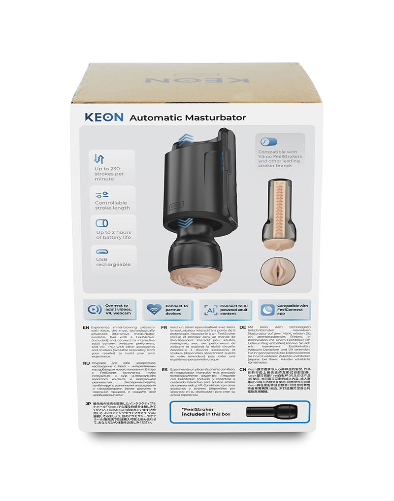 KEON WiFi by KIIROO en Feel Stroker Combi Pack