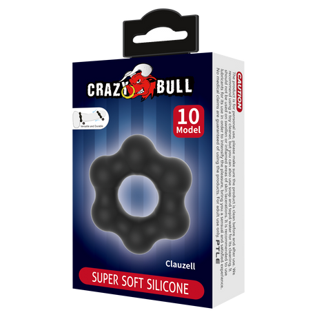 Crazy Bull - Clauzell - Cock Ring - Model 10 - Zwart