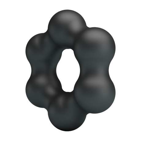 Crazy Bull - Clauzell - Cock Ring - Model 10 - Zwart