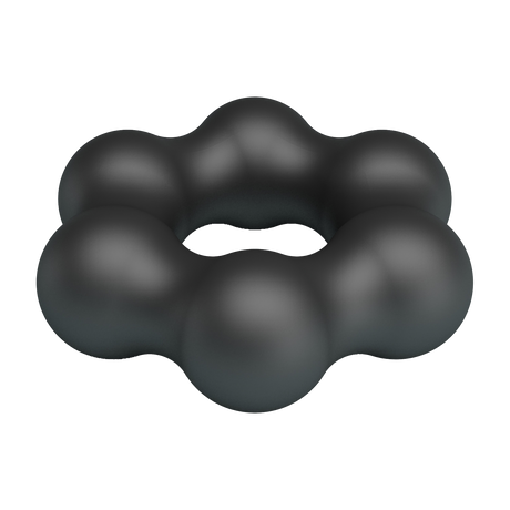 Crazy Bull - Clauzell - Cock Ring - Model 10 - Zwart