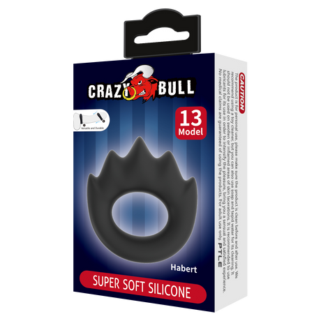Crazy Bull - Habert - Cock Ring - Model 13 - Zwart