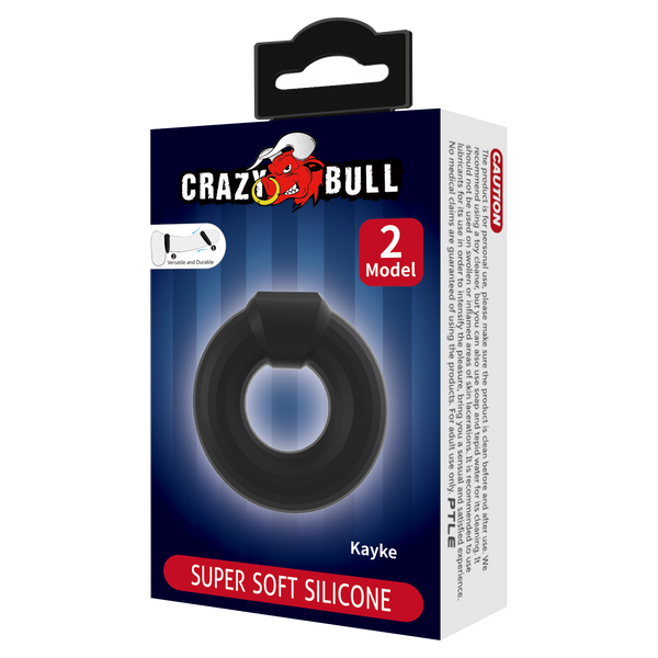 Crazy Bull - Kayke - Cock Ring - Model 2 - Zwart