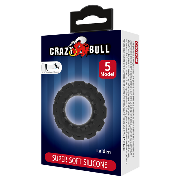 Crazy Bull - Laiden - Cock Ring - Model 5 - Zwart