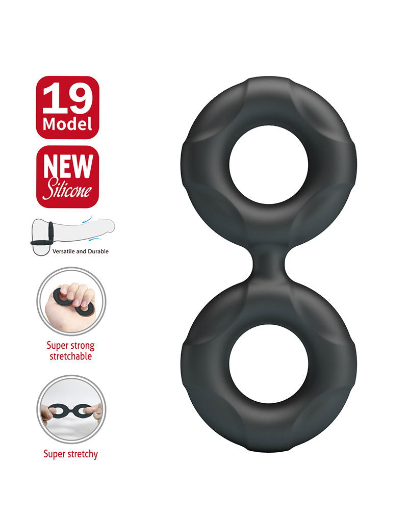 Crazy Bull - Radwan - Cock Ring - Model 19 - Zwart