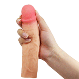 Pretty Love - Derek - Realistische Penis Sleeve - 215mm - Nude