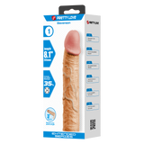 Pretty Love - Stevenson - Realistische Penis Sleeve - 205mm - Nude