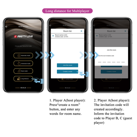 Pretty Love - Klay - Stuwende Ei-vibrator (app gestuurd) - Paars