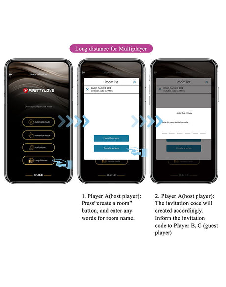 Pretty Love - Klay - Stuwende Ei-vibrator (app gestuurd) - Paars