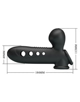 Pretty Love - Crane - Airbag Penis Sleeve - Zwart