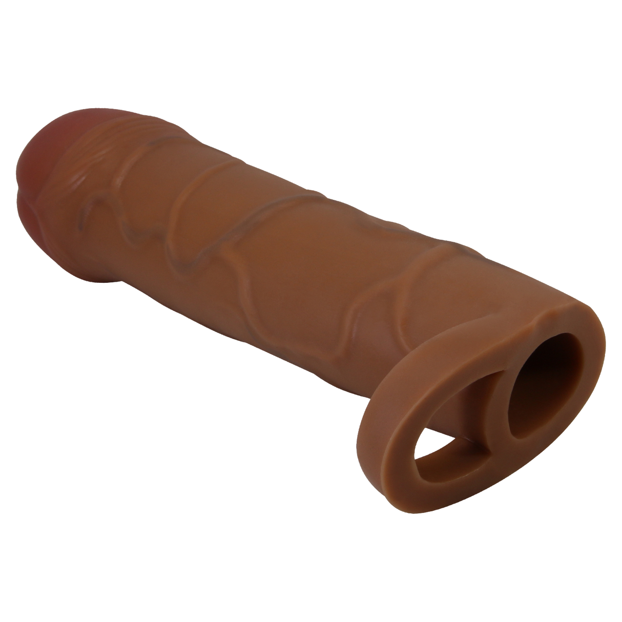 Pretty Love - Bunion - Cock Ring met verlengde Penis Sleeve - 25mm - Bruin